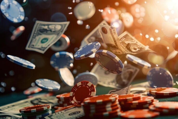 Live dealer blackjack table on anagram
